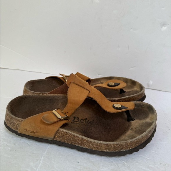 BIRKENSTOCK Betula GIZEH Thong Nubuck Boho Sandals Slides Mules Eva Neutral 7 - Picture 2 of 16